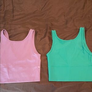 Womens Lululemon tanks
Both tops
Small
Purple and teal